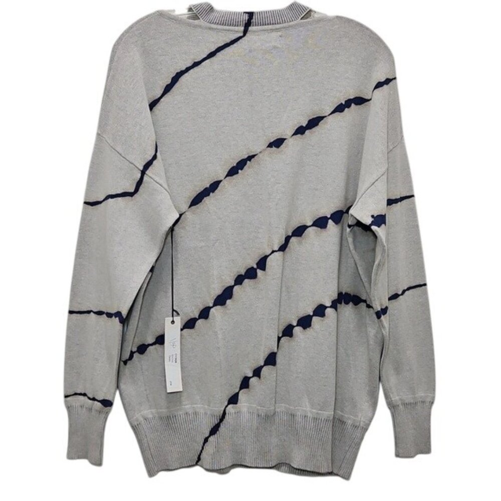 Central Park West New York Sweater New Cut Out Shoulder Tie Dye Fall Cozy - Picture 6 of 7